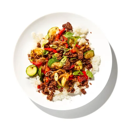 Spicy Basil Beef Stir Fry