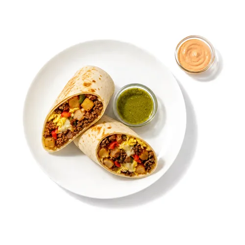 Mexican-Style Chorizo Breakfast Burrito