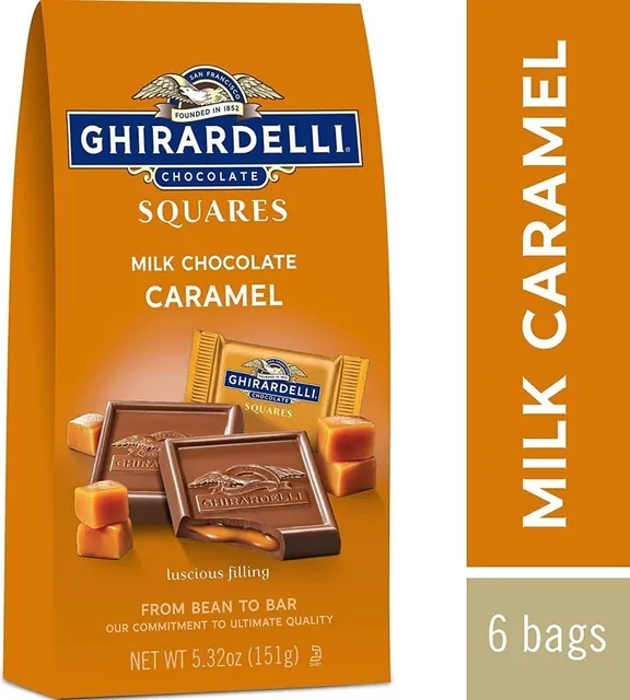 Ghirardelli Milk & Caramel Square