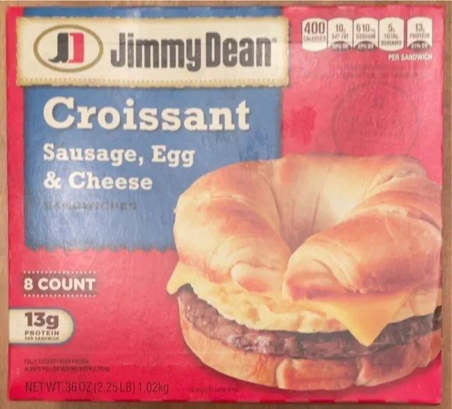 Jimmy Dean Sausage, Egg & Cheese Croissant
