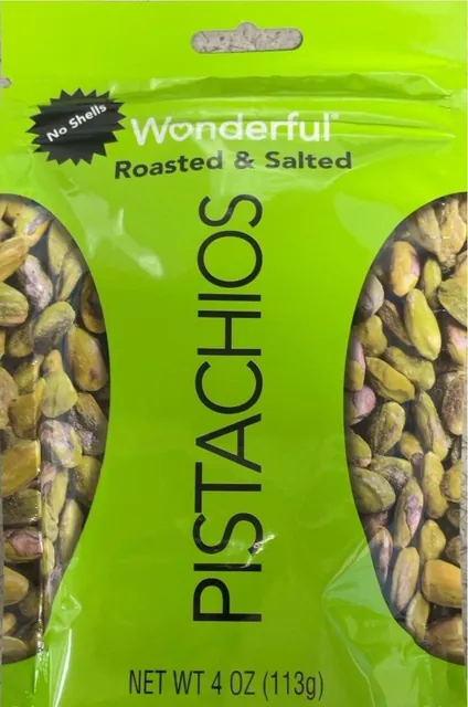 Wonderful Pistachios Roasted & Salted (No Shells)